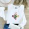 Embroidered Peace Sweatshirt product 1